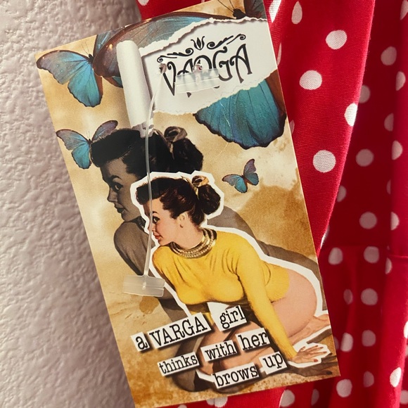 Vargas classic Marilyn style pin-up dress size medium NWT - Picture 11 of 11